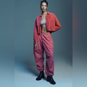 BDG Cropped Button-Down Shirt